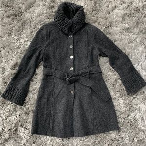 Willi Smith 100% Wool sweater coat Size M